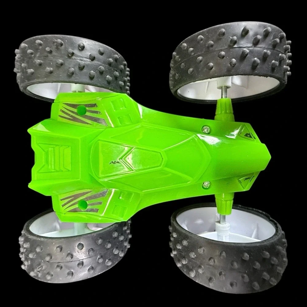 2 Four-Wheeled Double-Sided Drive Inertia Toy Car‎  Stunt Blue/Green/Red